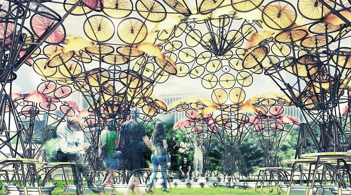 Organic Growth. Summer Pavilion on Governors Island 2015