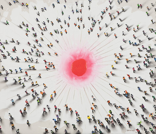 Juan Genovés at Marlborough Gallery