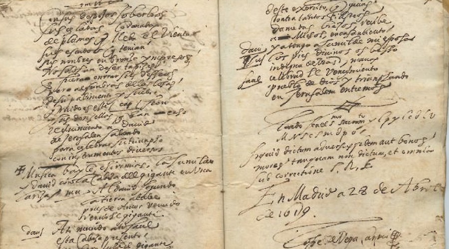 Goya and Lope de Vega at The Magic of Handwriting: The Pedro Corrêa do Lago Collection