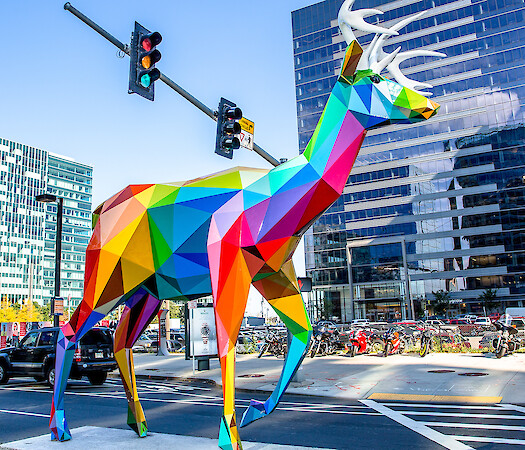 Air Sea Land by Okuda San Miguel