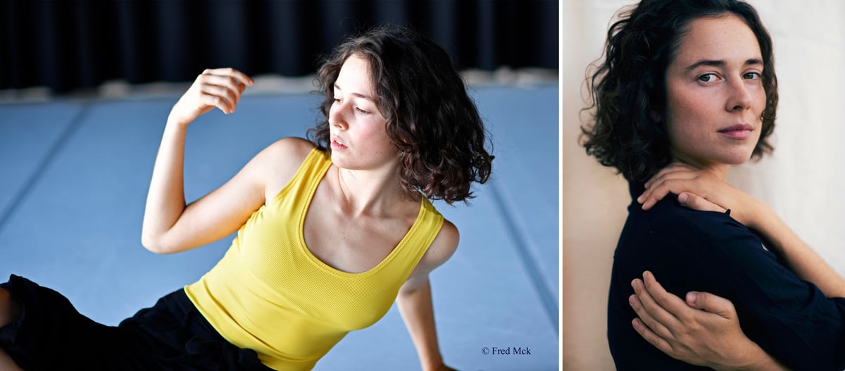 Two portraits of Alexa Moya