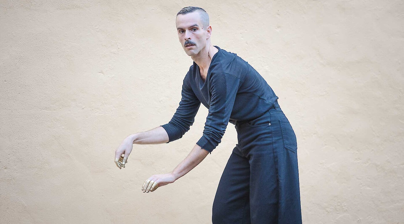 Javier Arozena dances at the Former Residence of the Ambassadors of Spain